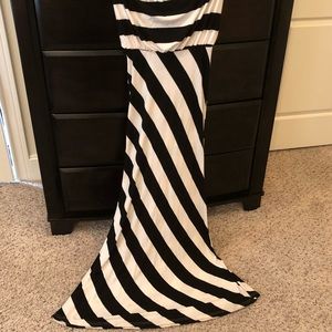 Strapless maxi dress!
